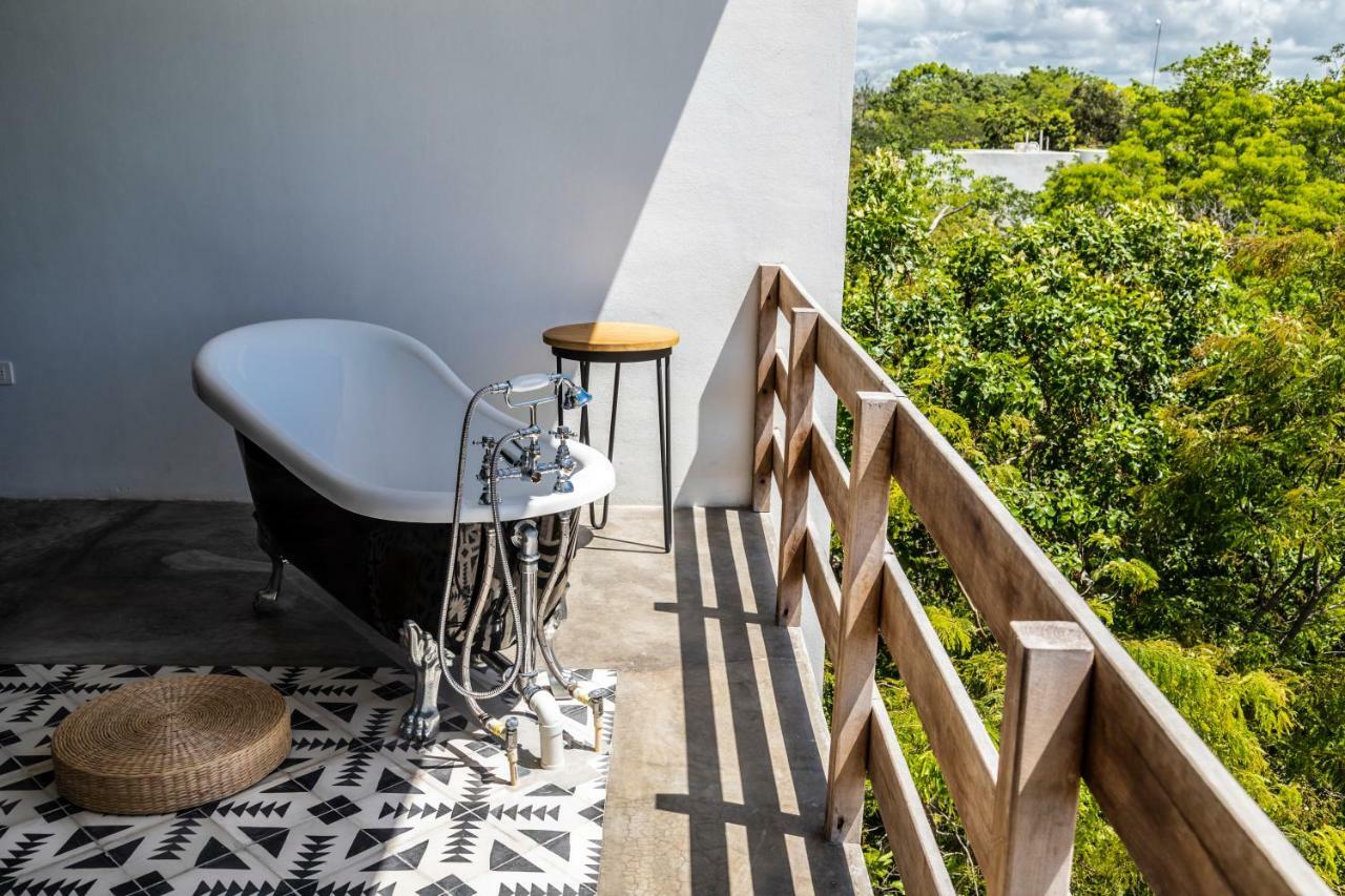 Casa Macarena Hotel Tulum Pueblo Buitenkant foto