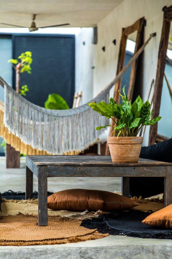 Casa Macarena Hotel Tulum Pueblo Buitenkant foto